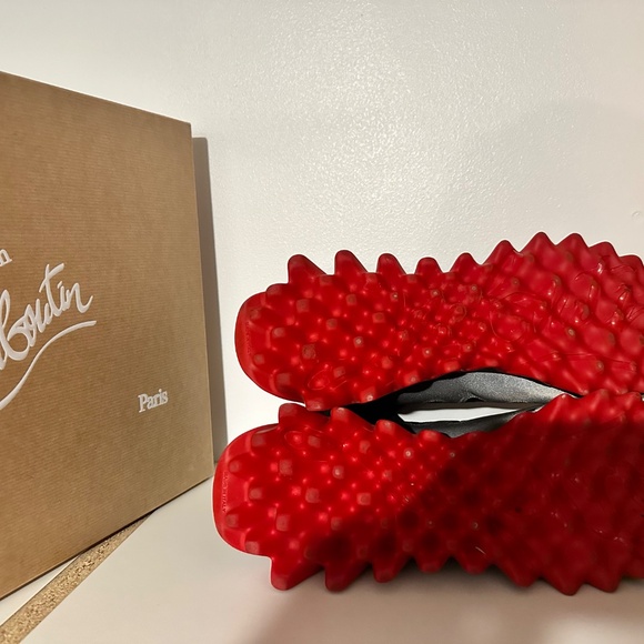 Christian Louboutin Sharky Sock Uomo Flat - Picture 6 of 10